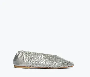 RILEY OPEN WEAVE BALLET FLAT Retro Style