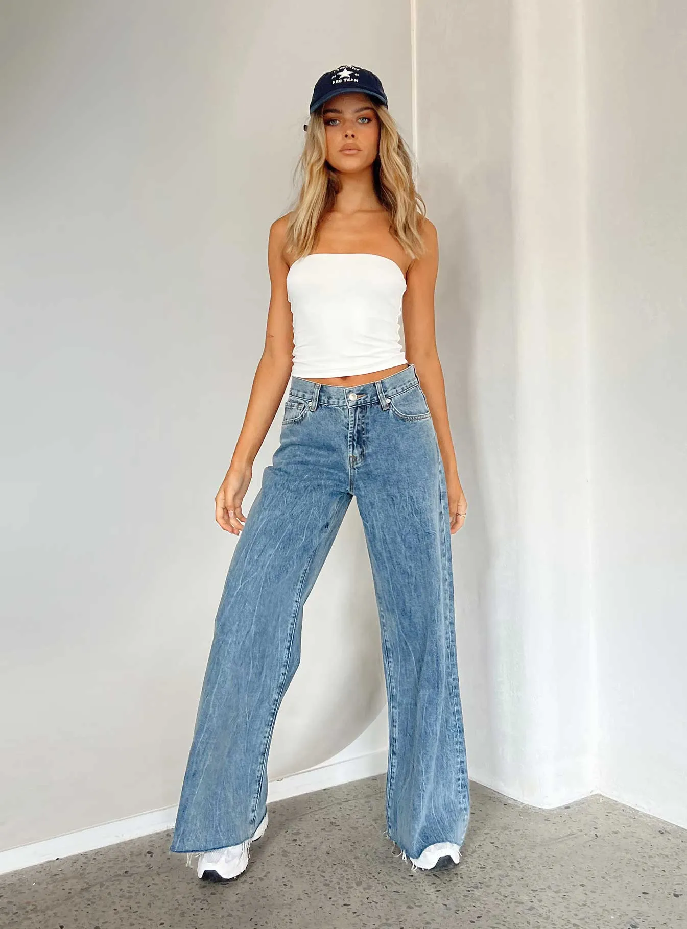 Clarke Low Waist Baggy Jeans Denim Body Friendly