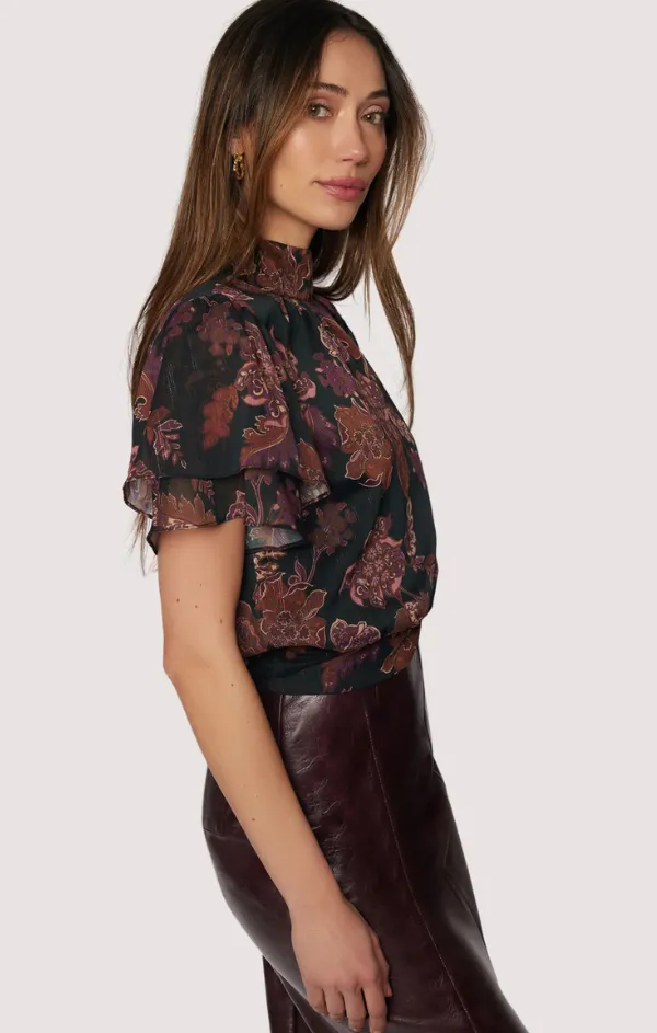 Winter Wear MultiPocket Whispers of Bohemia Top