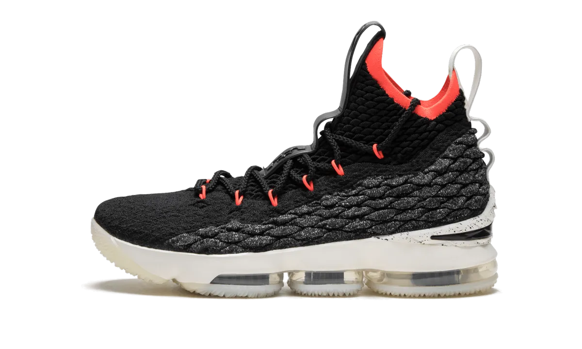 Lebron 15 "Black / Bright Crimson" Advanced Airflow Design Vertical Flex