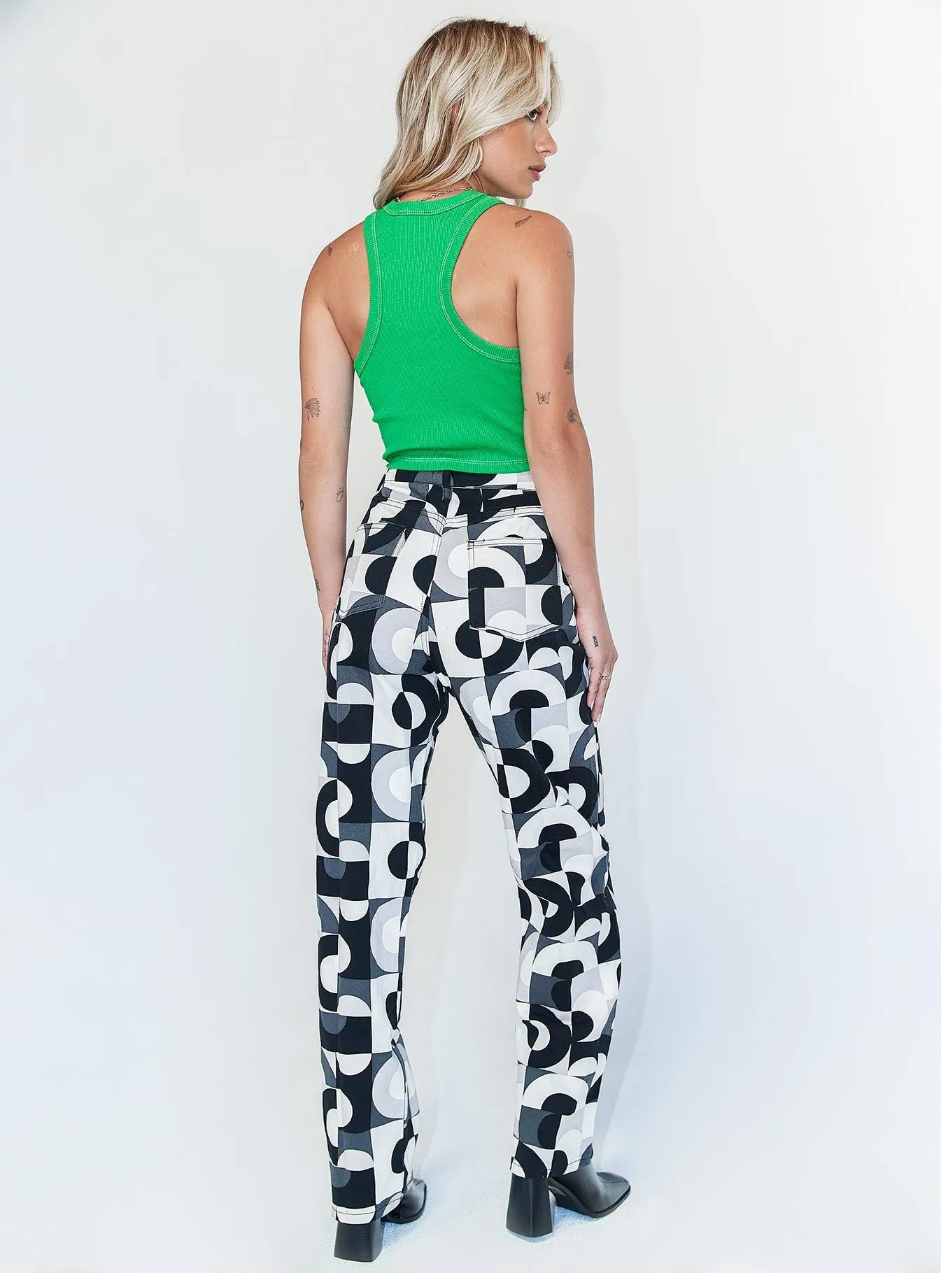 Teen Outfit Eco Friendly Travel Outfit Motel Parallel Jeans Retro Optic Spot