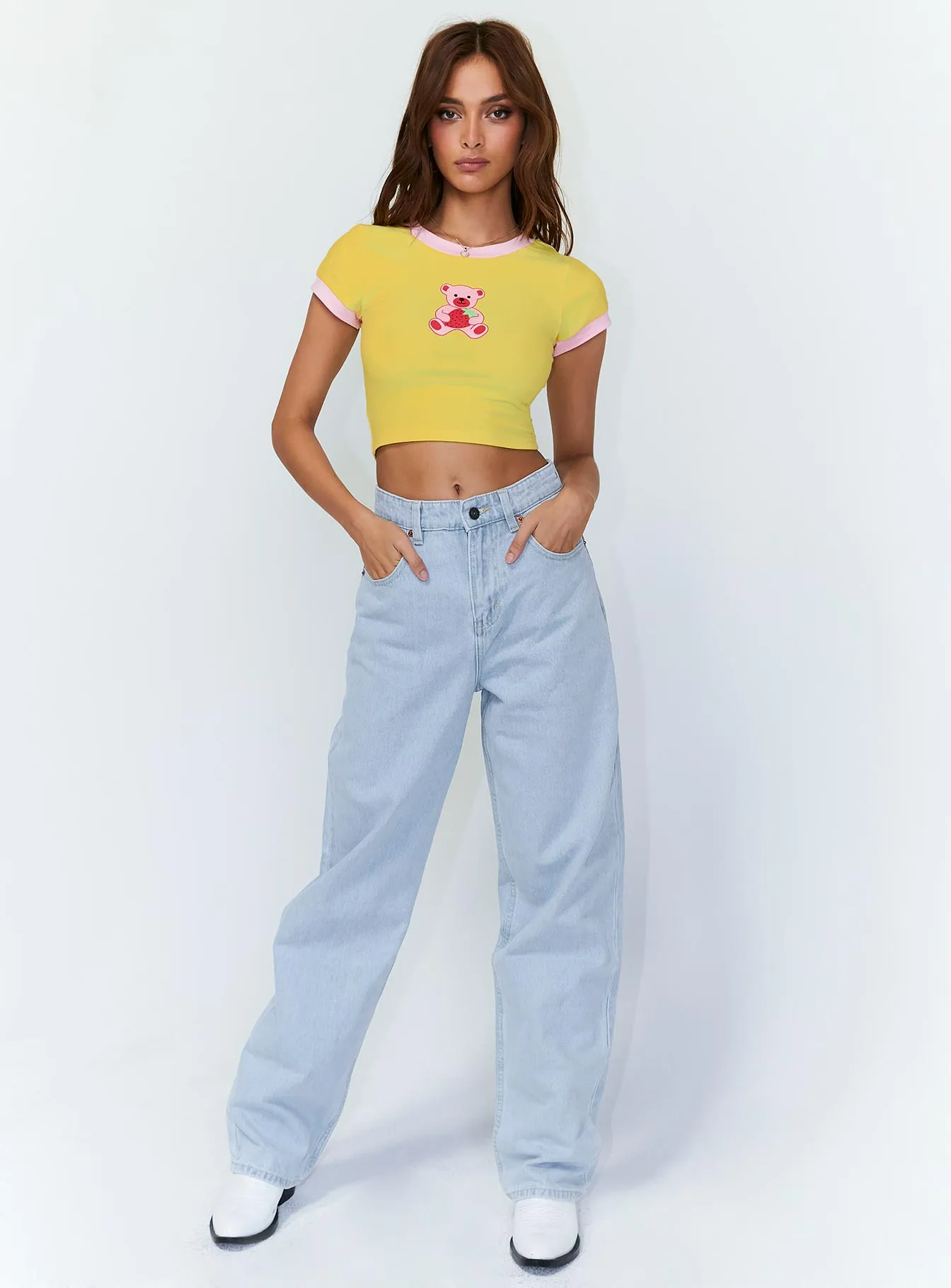 Affordable Outdoor Adventure Artist Vibe Lifestyle Fit Motel Parallel Jeans Super Light Wash