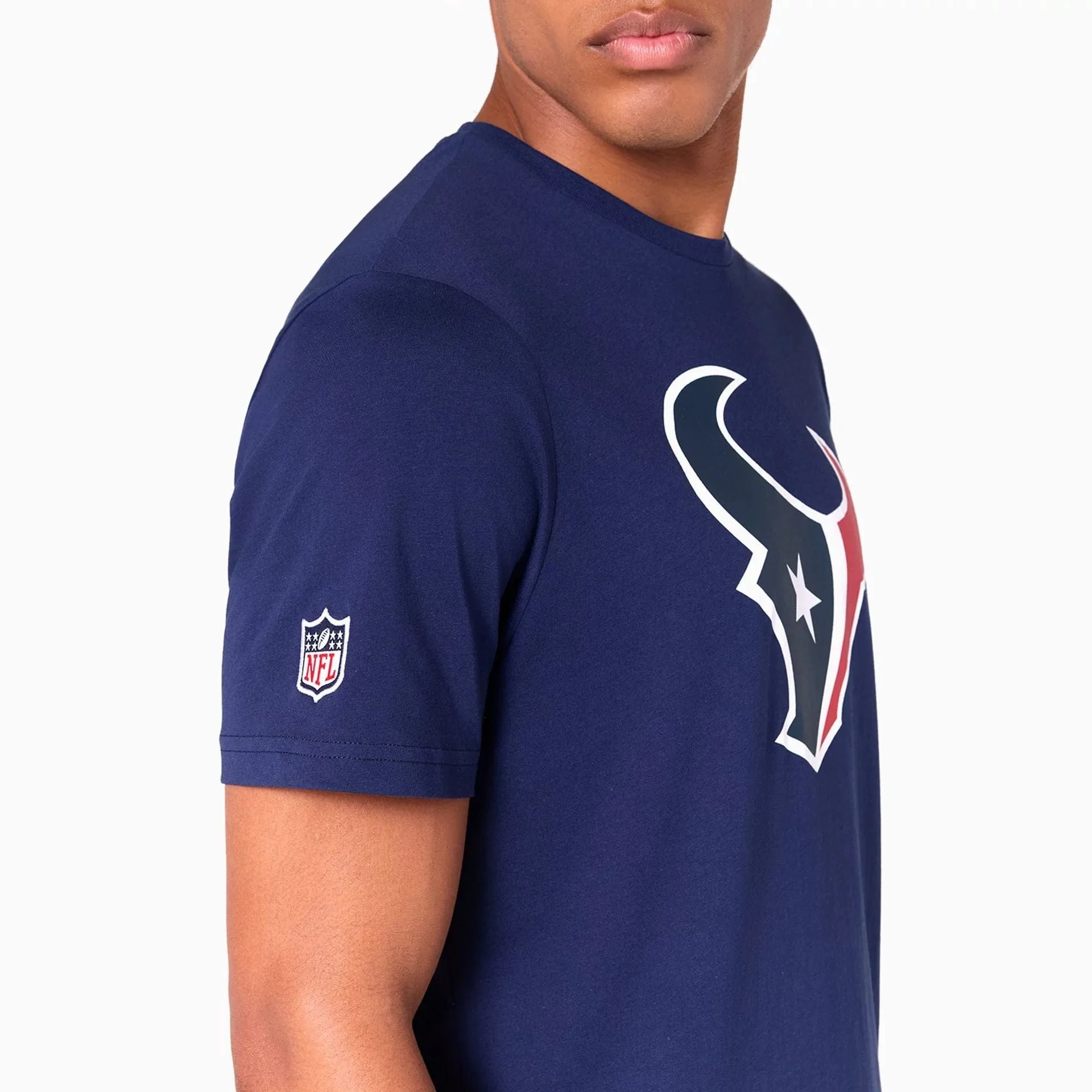 Houston Texans NFL Navy T-Shirt Sustainable Production Process
