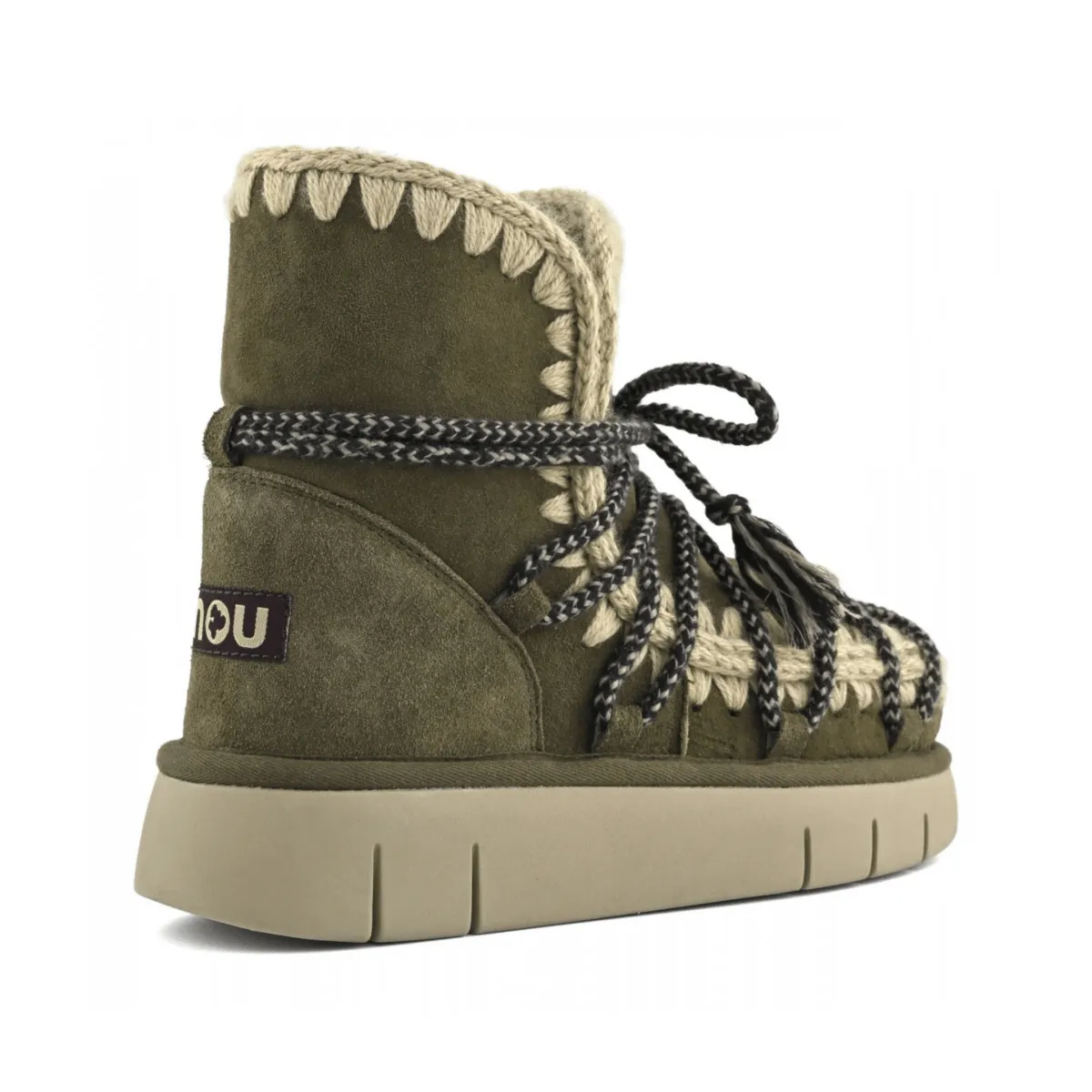 Foot Focus MOU Women's Bounce Boot Scoubidou Lace Moos