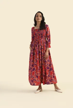 Mulberry Violet Reverie Smock Dress Live Soft Kind Glow