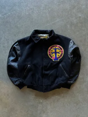 90s ??Flamingo Tour?? varsity jacket (M) Flexible Hood Design