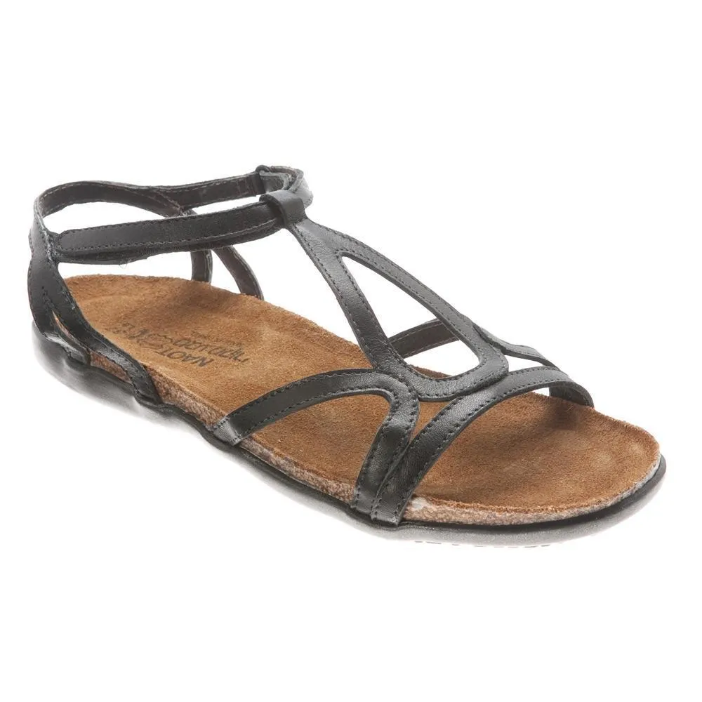 Naot Women's Dorith Black Leather SoftMaterial