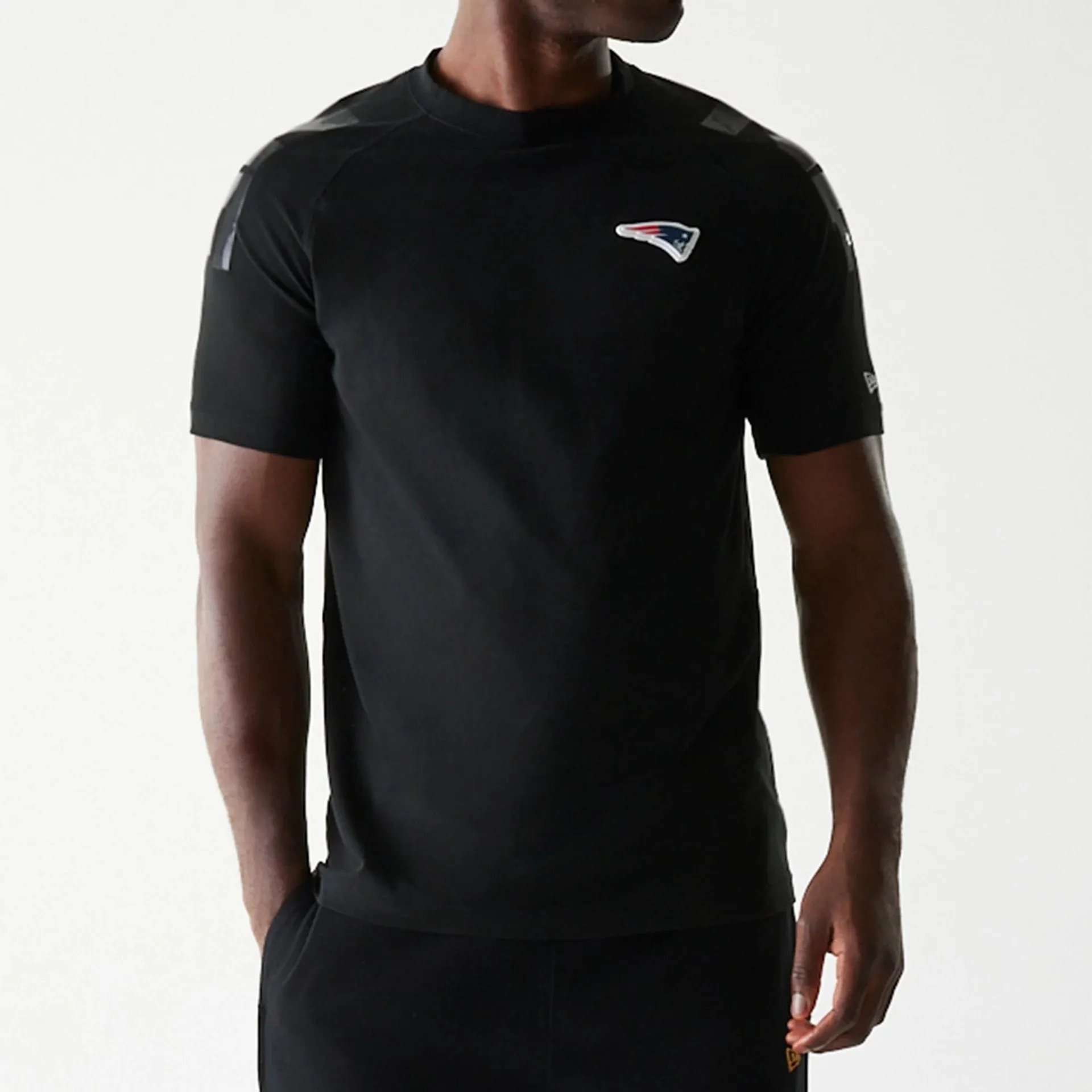 Solid color purity spring fashion New England Patriots NFL 3RD Down Black T-Shirt