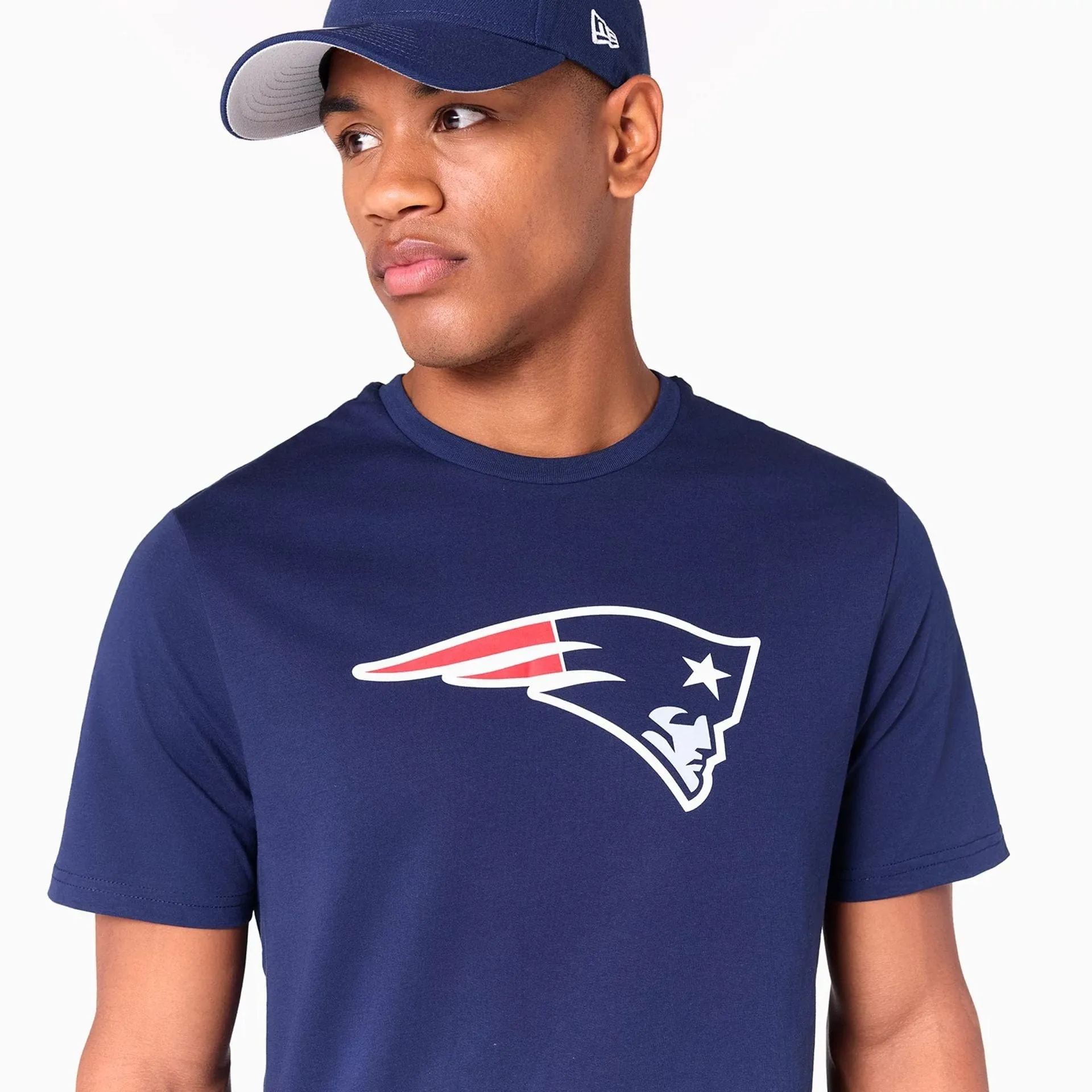 Comfortable Casual Street Casual New England Patriots NFL Navy T-Shirt