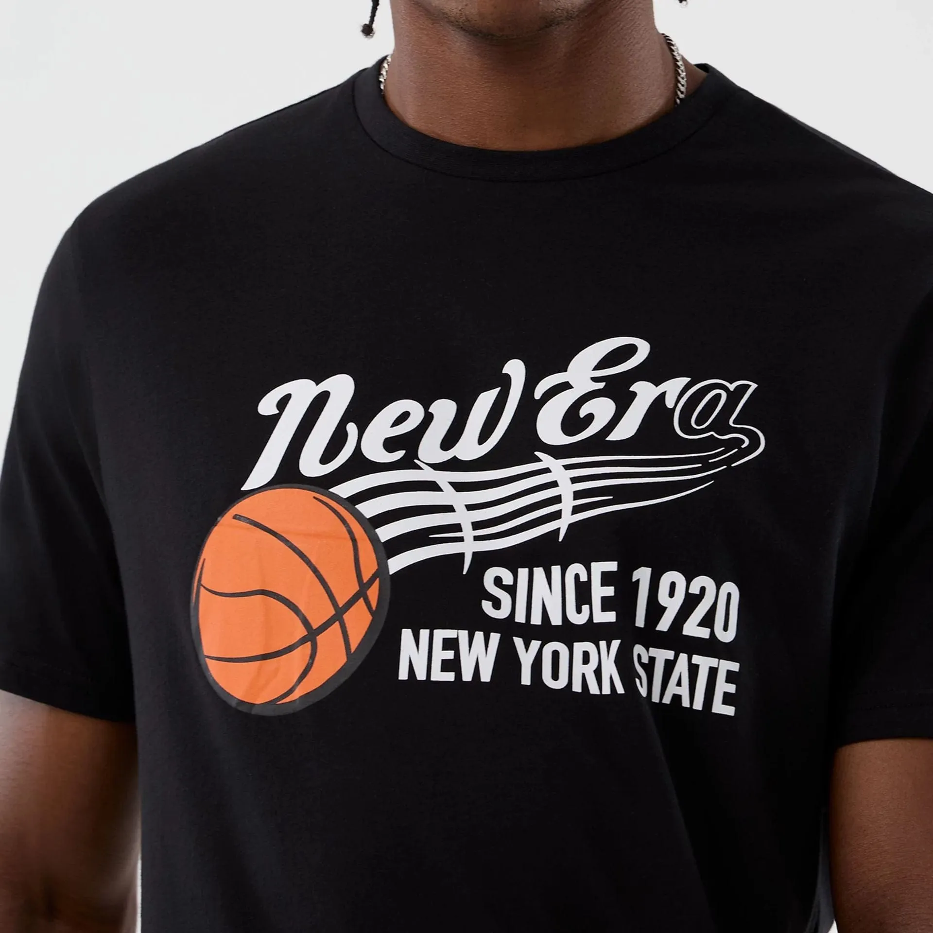 Breathable and Comfortable Chic Fit New Era Back To School Black T-Shirt