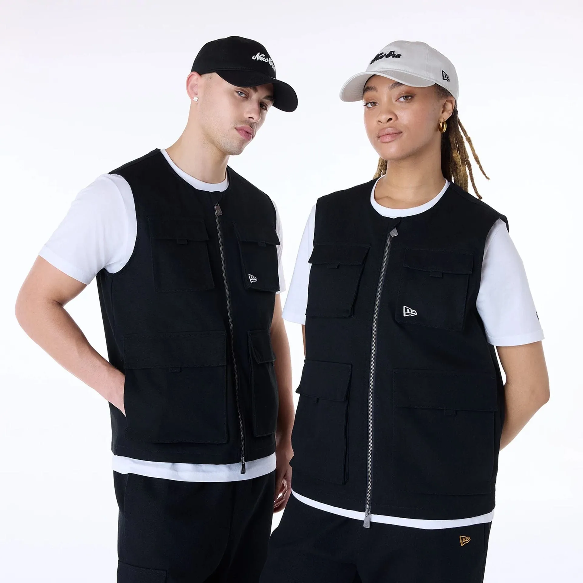Comfortable New Era Essential Black Utility Vest