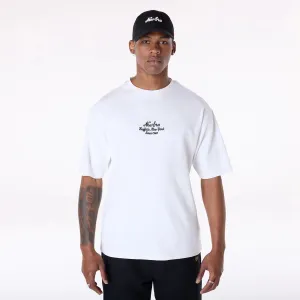 EasyCare Fabric SeamlessSidePanels New Era Floral Graphic White T-Shirt