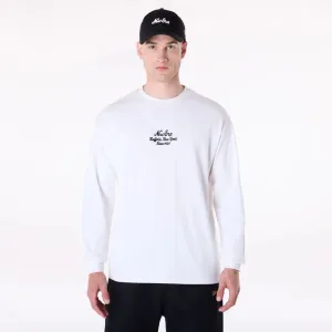 Beach relaxation Relaxed Style New Era Graphic White Long Sleeve T-Shirt