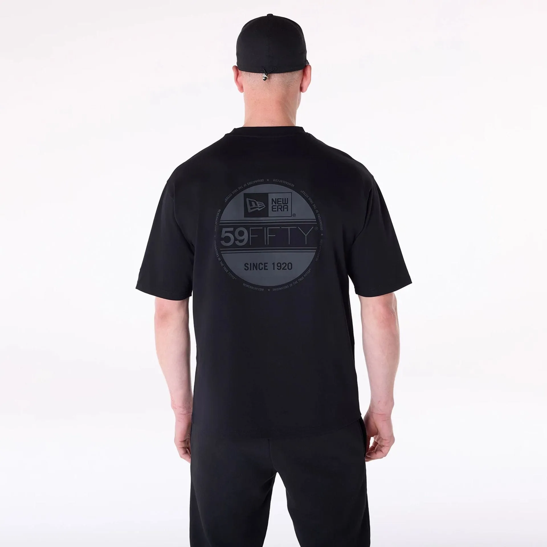 OdorResistantTechnology Anti Odor Treatment New Era Sticker Black Oversized T-Shirt