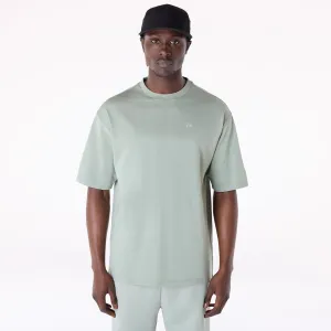 Ethically Sourced Cotton New Era Sticker Pastel Green Oversized T-Shirt
