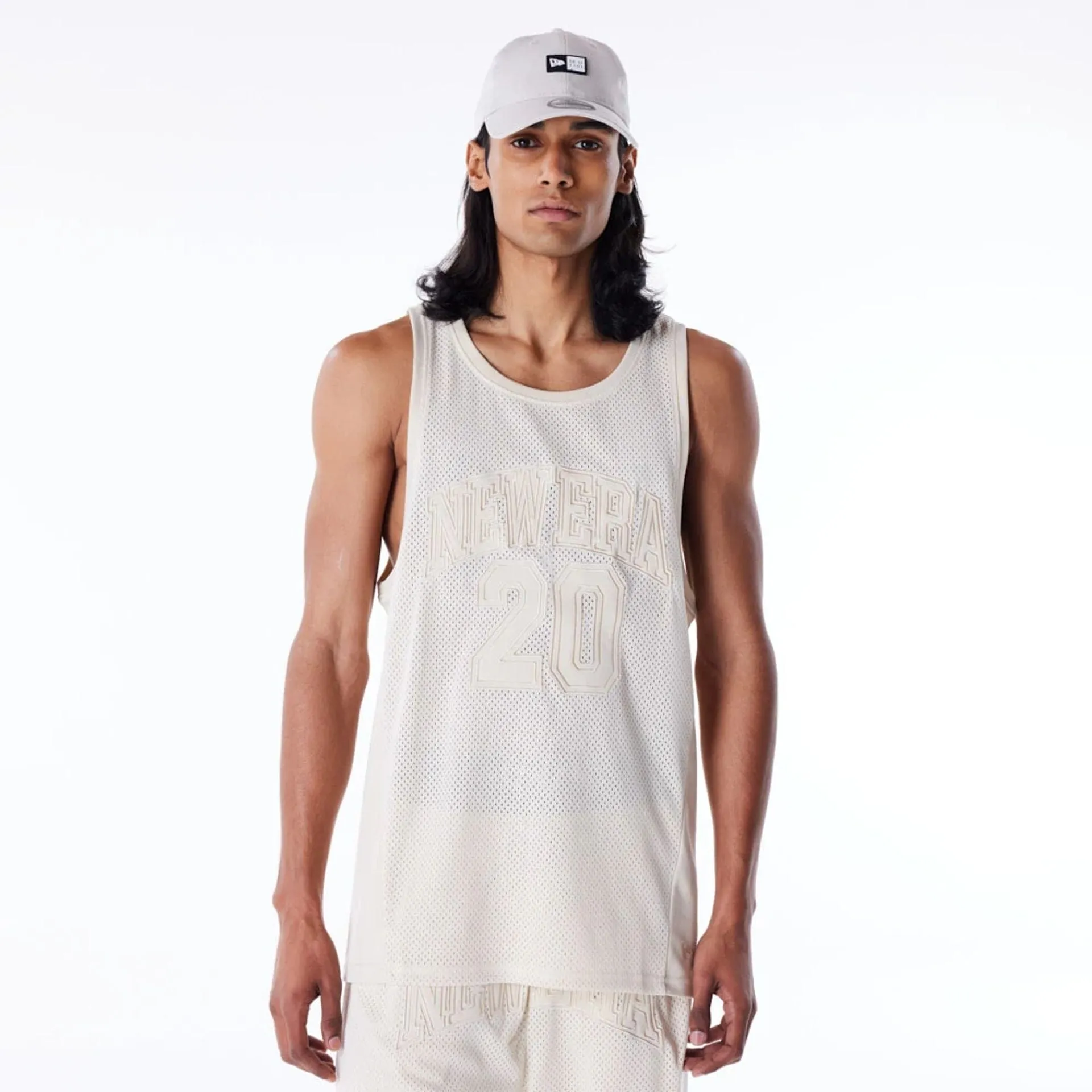 New Era Stone Mesh Tank Top Daily Fashion