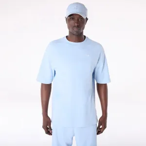 SustainableManufacturing Stretchable Armholes New Era Towelling Pastel Blue Oversized T-Shirt