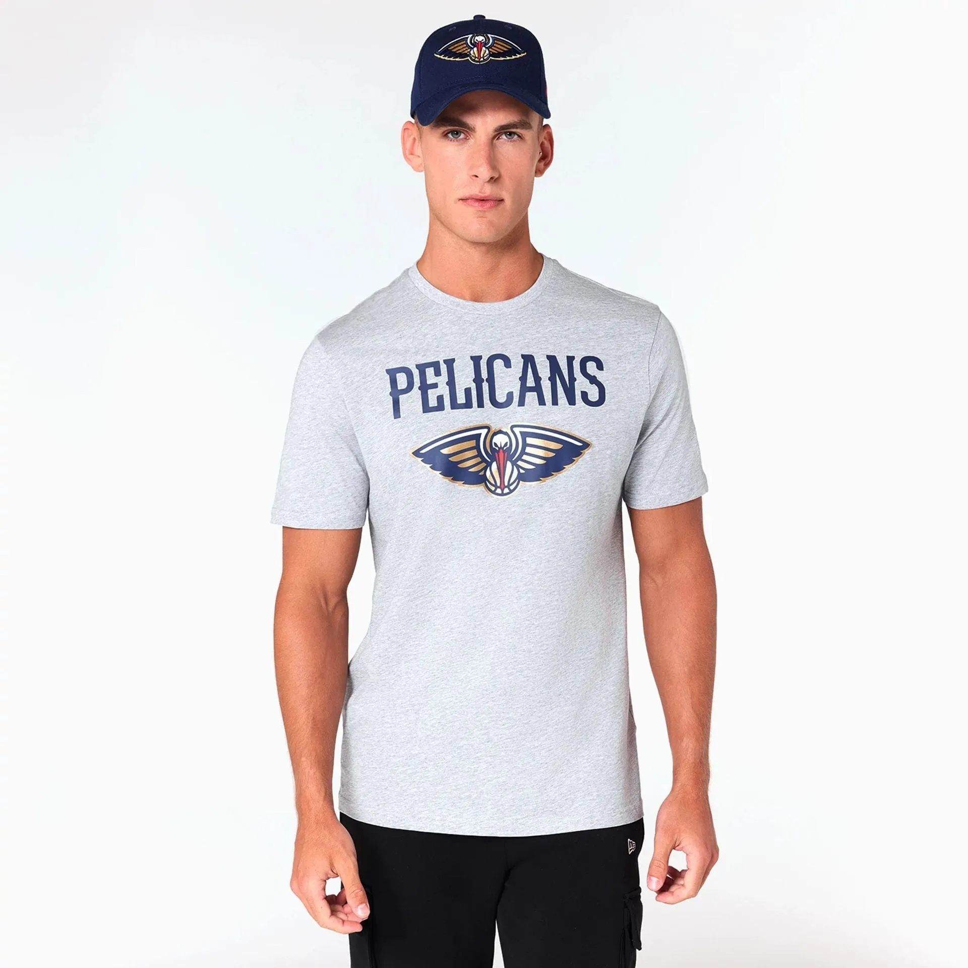 right size New Orleans Pelicans NBA Grey T-Shirt