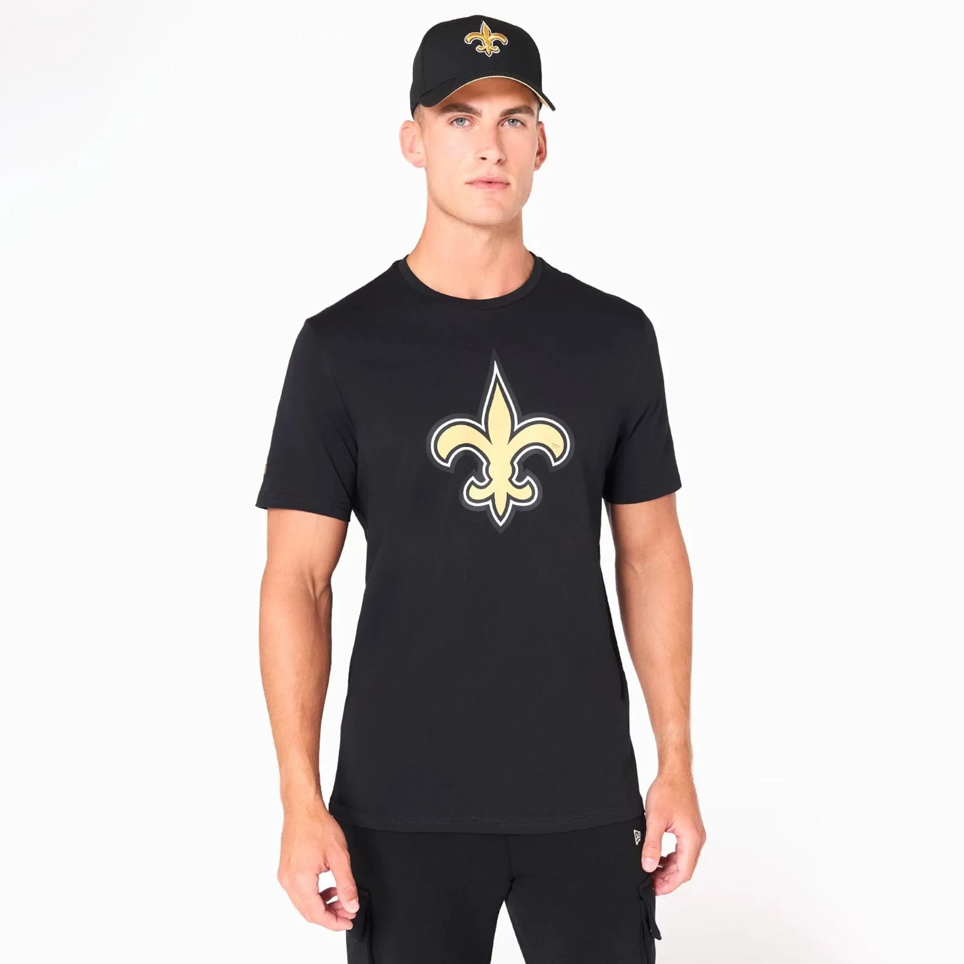 Sport Flex Fit Moisture Control Fabric New Orleans Saints NFL Black T-Shirt