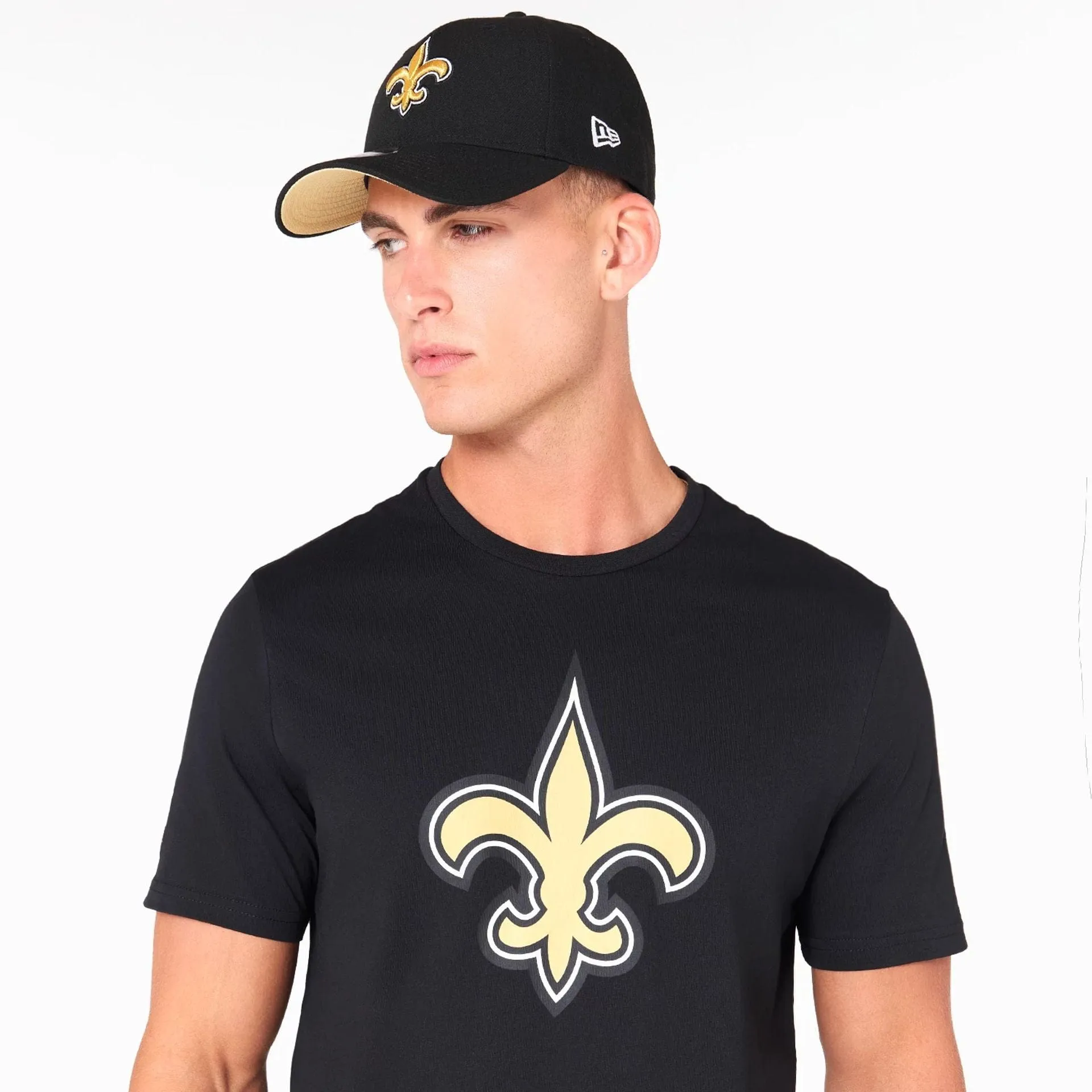 harmonious New Orleans Saints NFL Black T-Shirt
