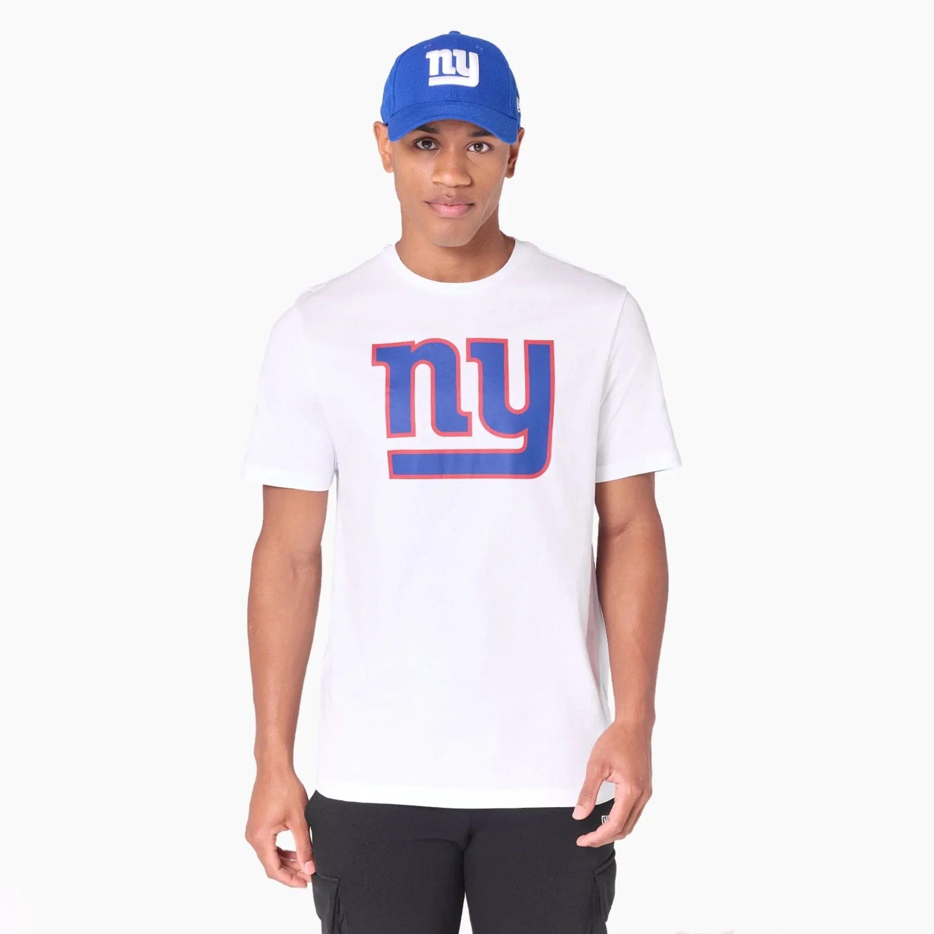 New York Giants NFL White T-Shirt SoftenedNeckline