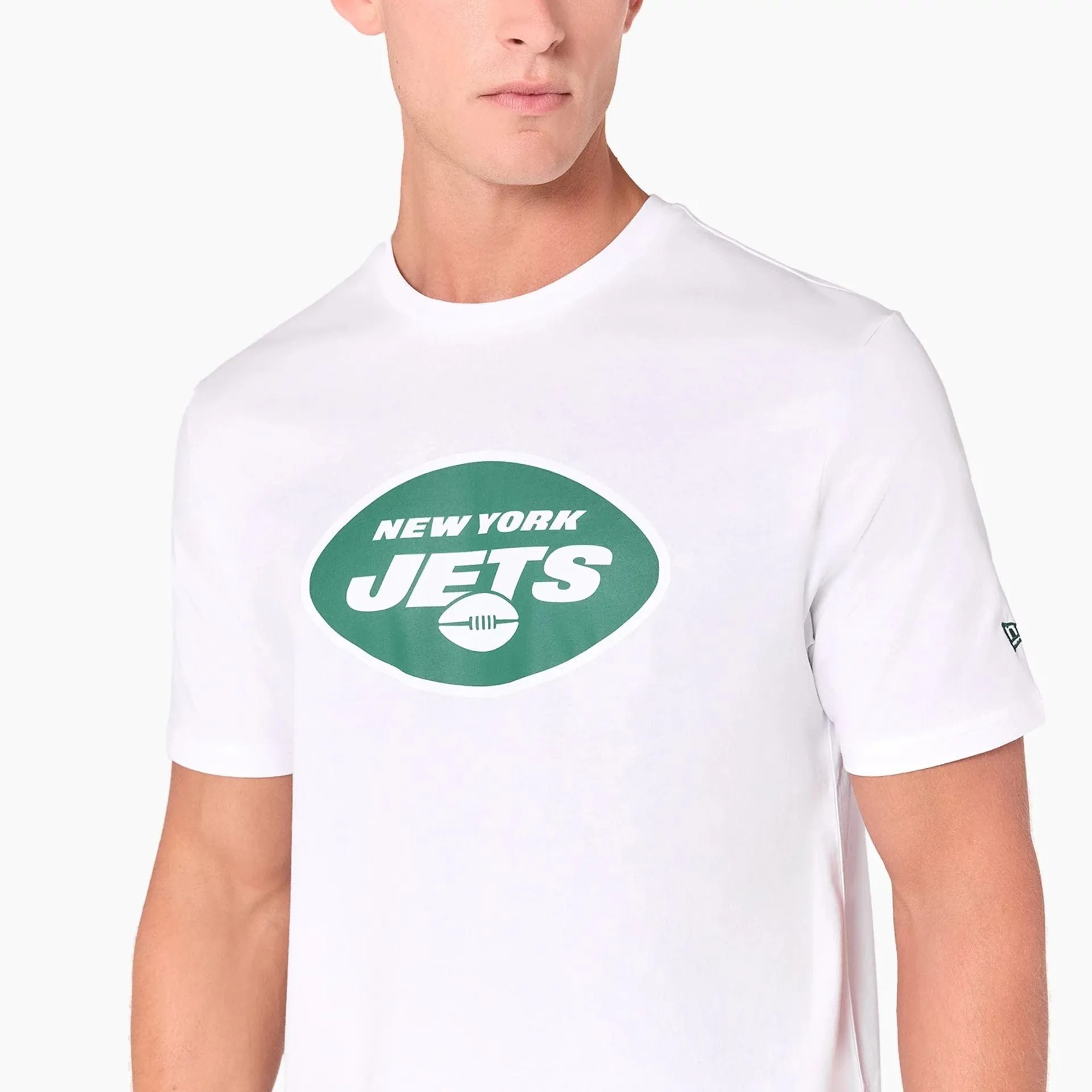 Casual Statement Relaxed Waist New York Jets NFL White T-Shirt