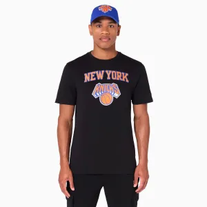 Relaxed Comfort Look New York Knicks NBA Black T-Shirt