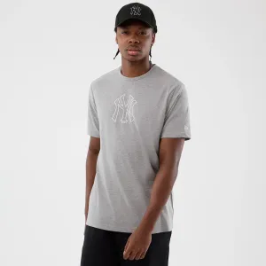 New York Yankees MLB Back To School Grey T-Shirt Sport Flex Fit Sporty Comfort Wear