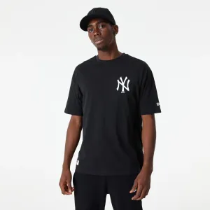 AntiStaticLining AntiPilling New York Yankees MLB Essential Black Oversized T-Shirt
