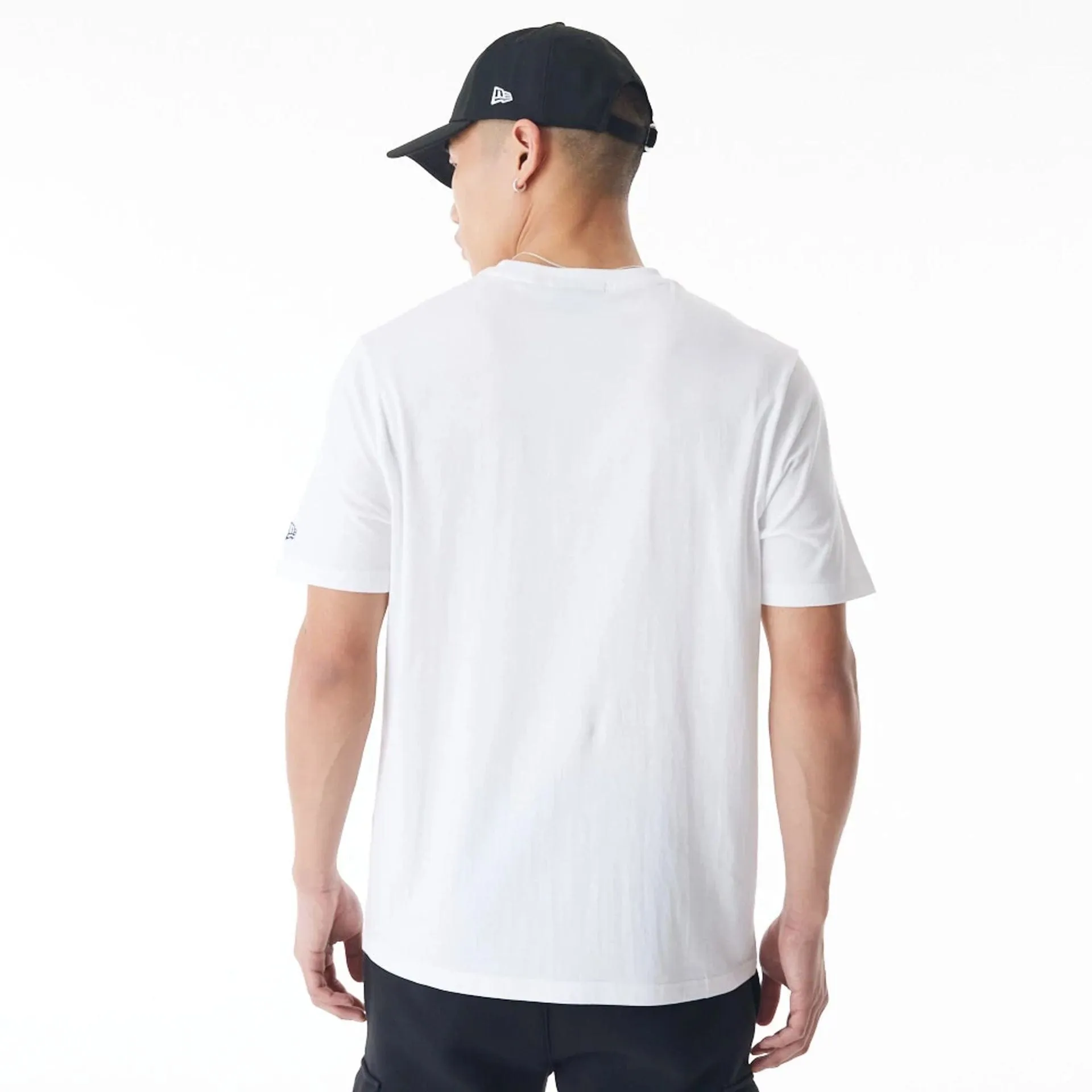 New York Yankees MLB Spray Stamp Graphic White T-Shirt EasyCare Fabric