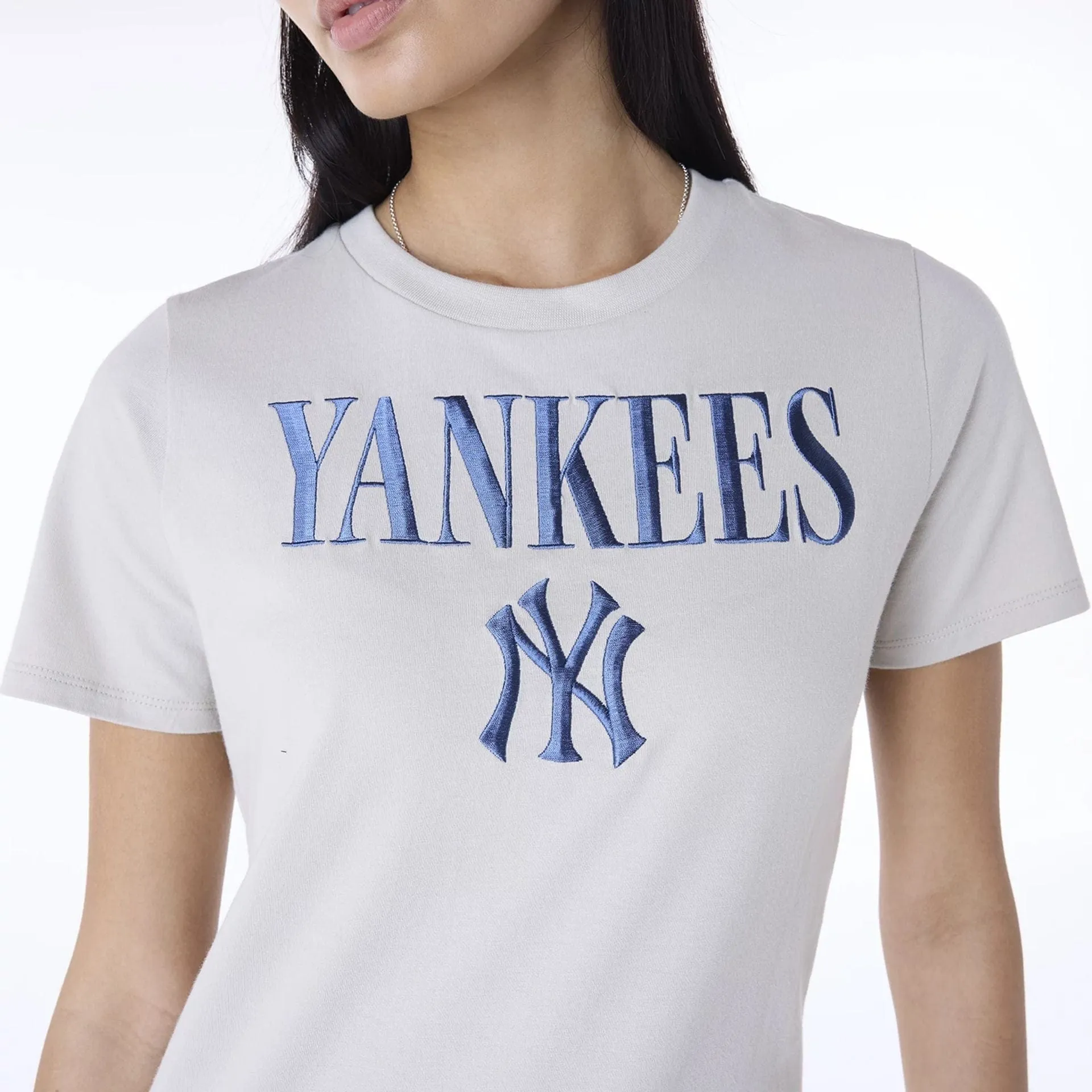 Timeless Comfort Wear New York Yankees Womens MLB Cream T-Shirt