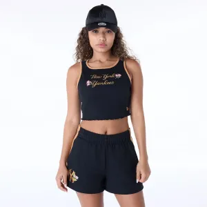 Quick Comfort Wear New York Yankees Womens MLB Floral Black Vest