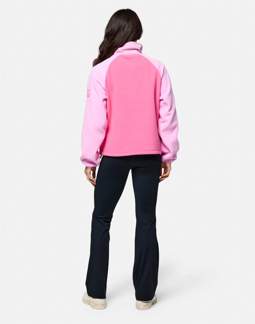 Snap Polar Fleece in Cotton Candy Cozy Office Everyday Comfort