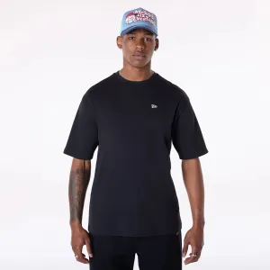 New Era Baseball Graphic Black Oversized T-Shirt Striped modernity Casual Chic