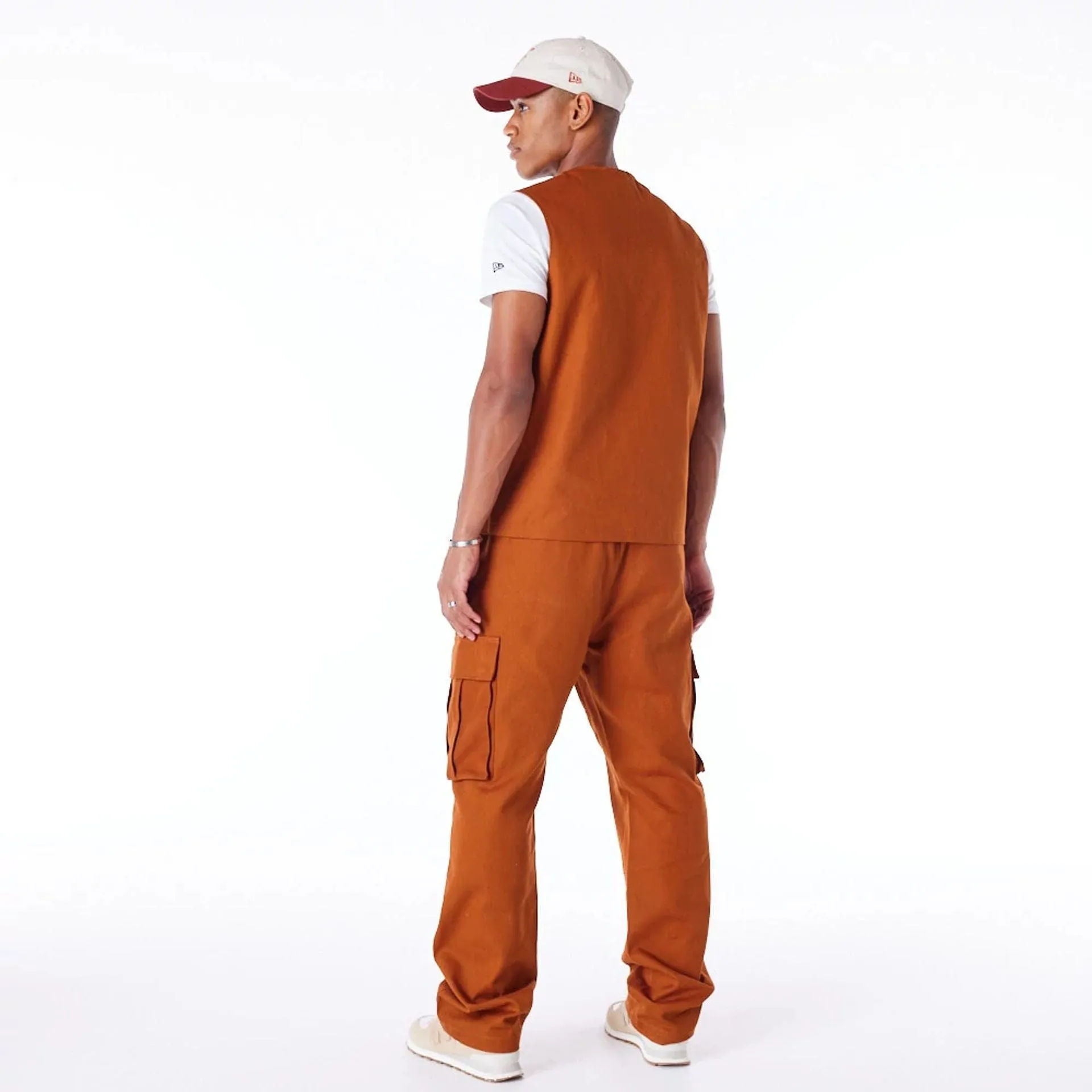 New Era Brown Utility Vest Top budget-friendly Light Wear