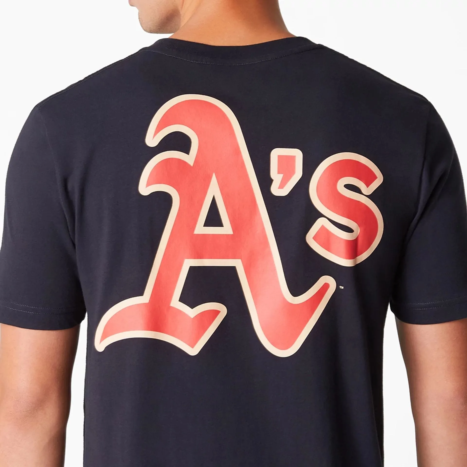 Oakland Athletics MLB Hook Up Navy T-Shirt Minimalist Layer Light Layers