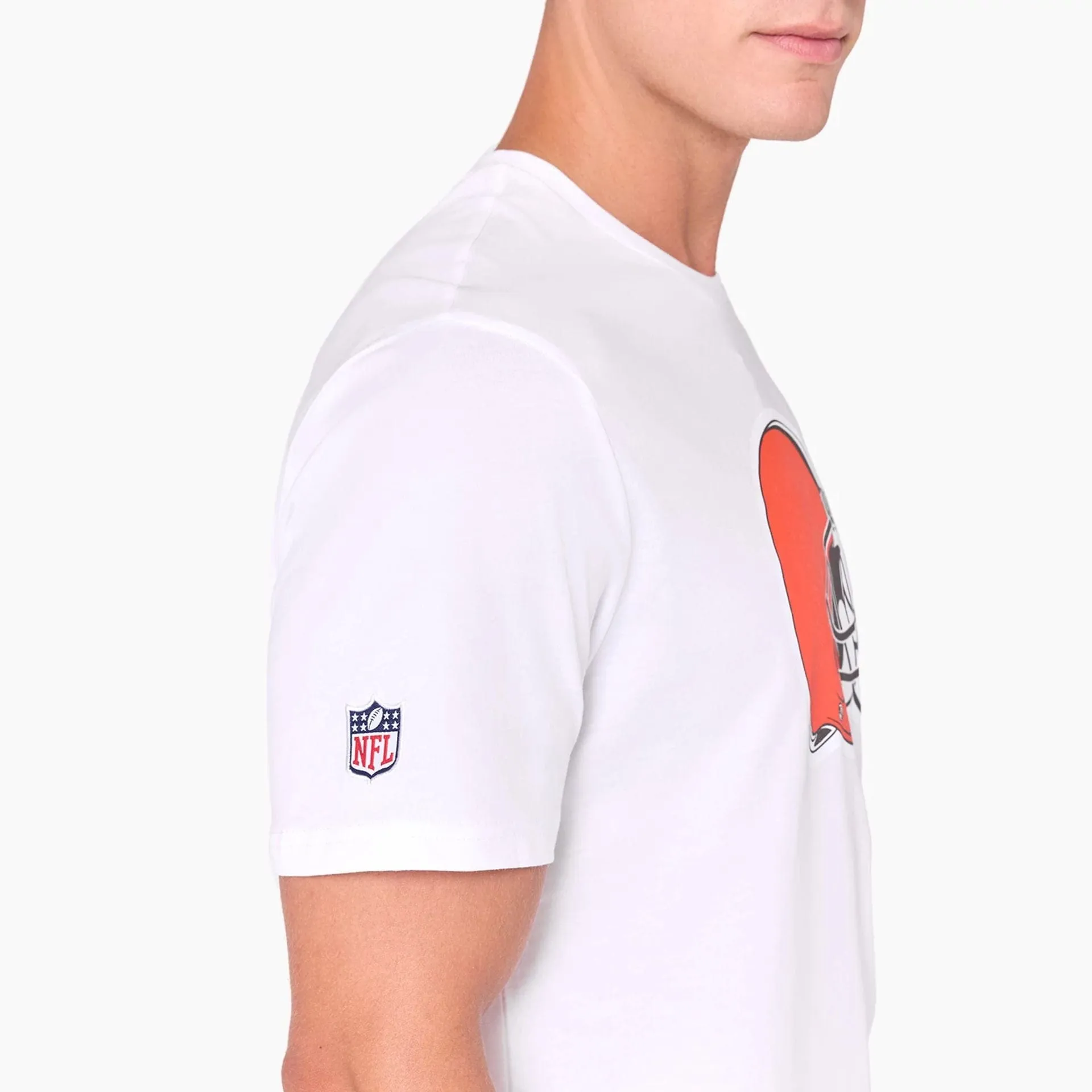 Cleveland Browns NFL White T-Shirt sporty and comfortable Prom