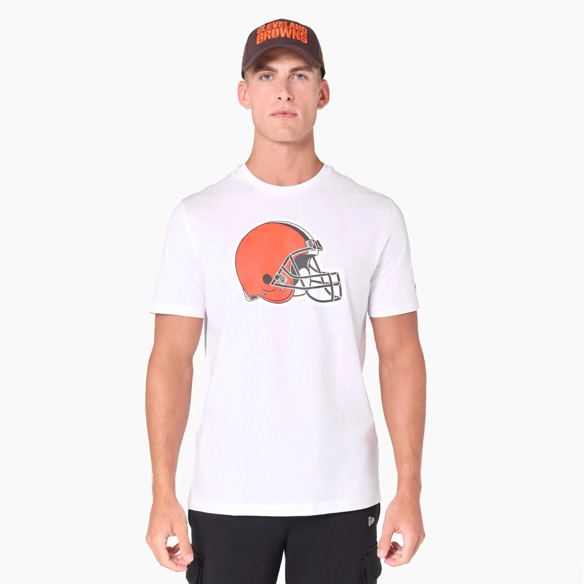 Versatile Fashion Eco Conscious Production Cleveland Browns NFL White T-Shirt