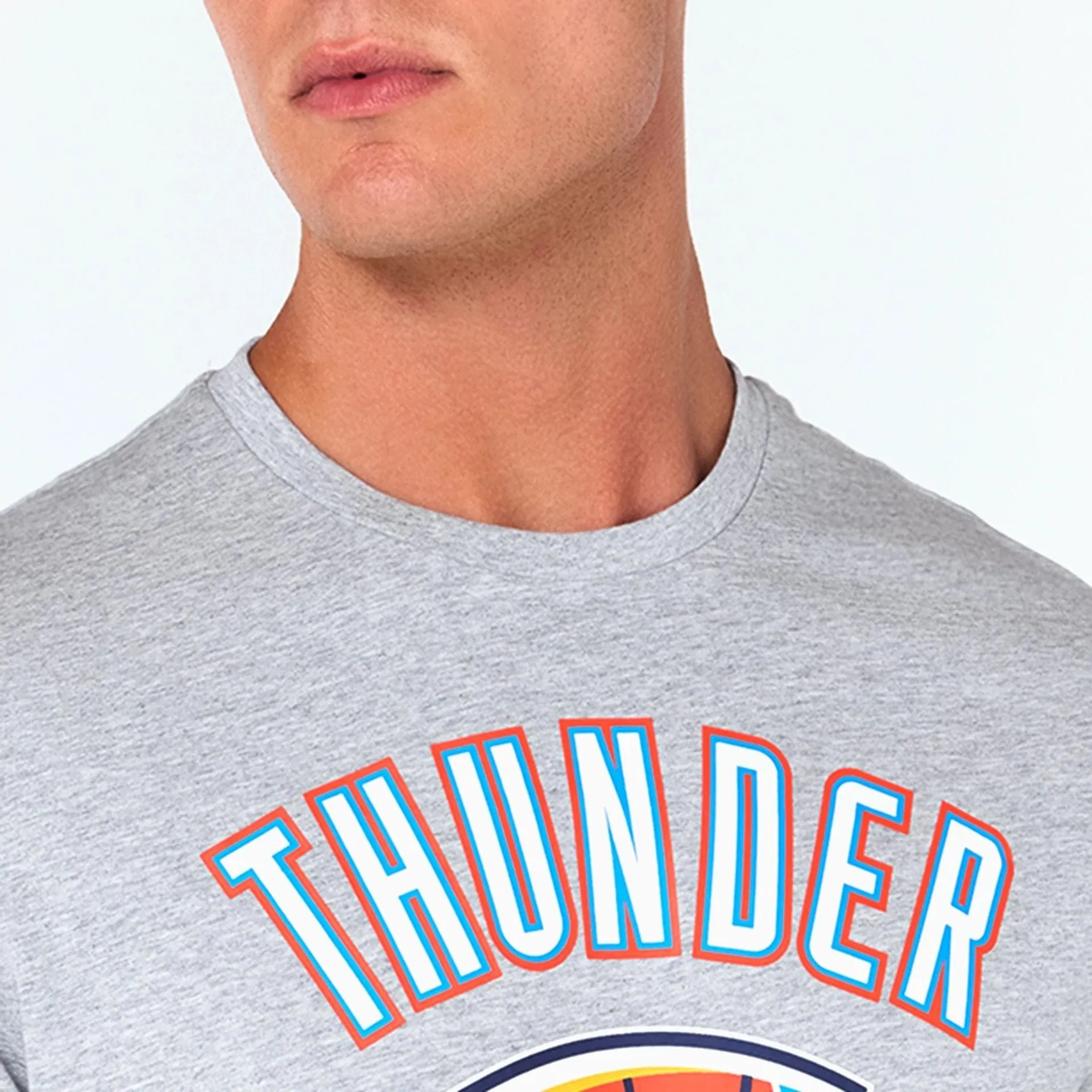 Relax Style Trend Oklahoma City Thunder NBA Grey T-Shirt