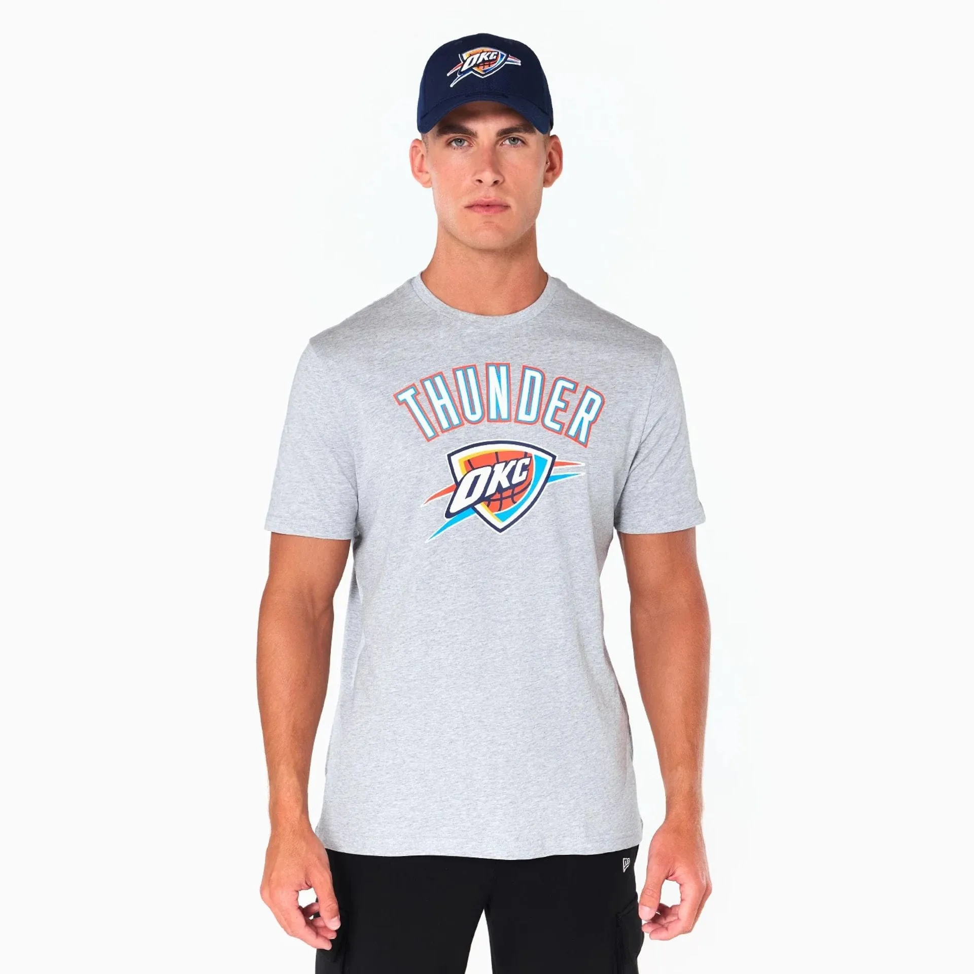Cozy Hug Oklahoma City Thunder NBA Grey T-Shirt