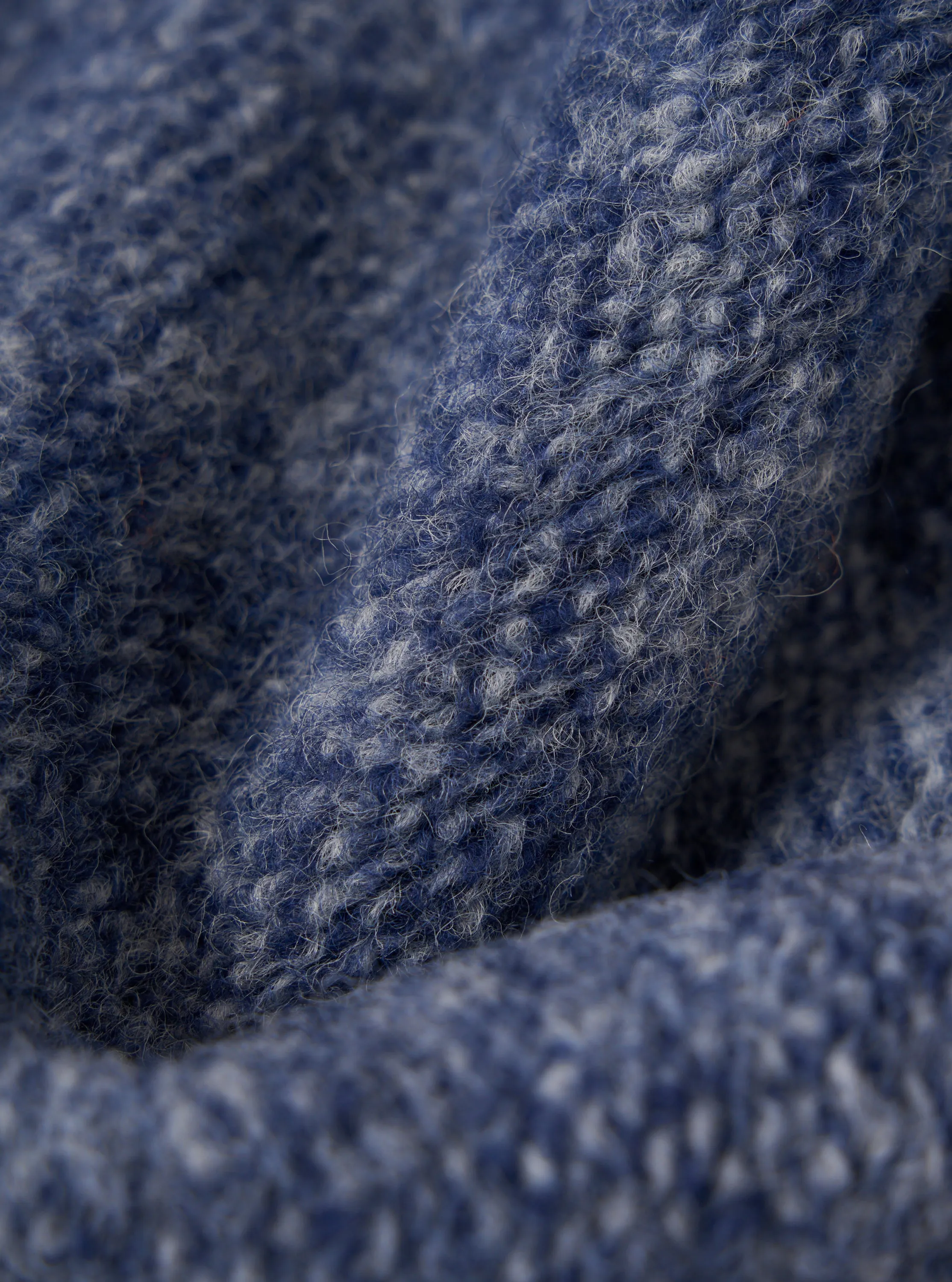 Smart Layer Commuter Fit Blue Six Wool Fleece Climbing Jacket