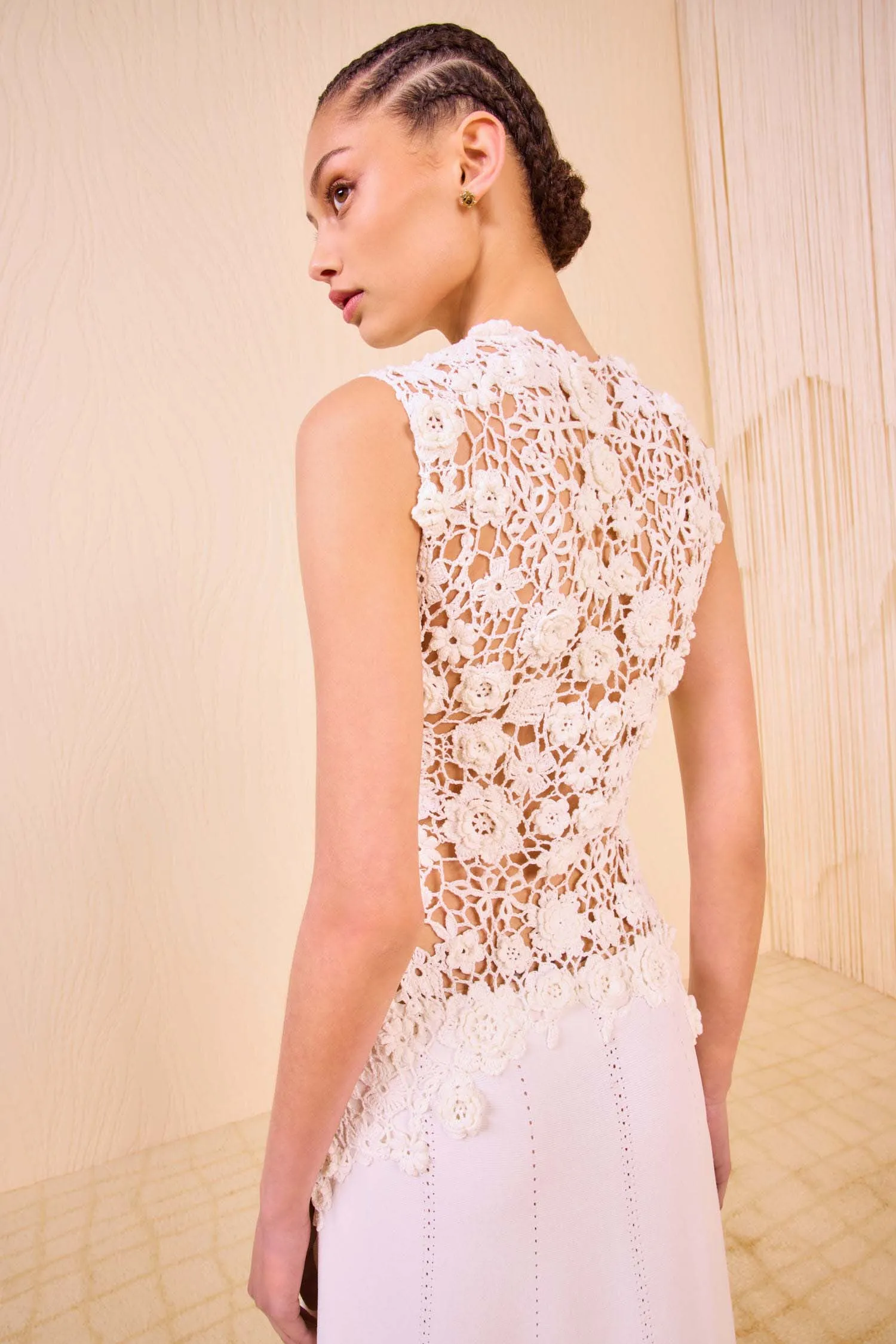 Genoveva Sleeveless Knit Maxi Dress - Pristine Glow Up