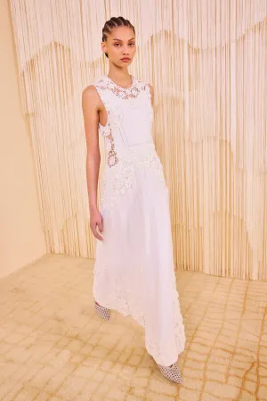 Genoveva Sleeveless Knit Maxi Dress - Pristine StainlessZippers