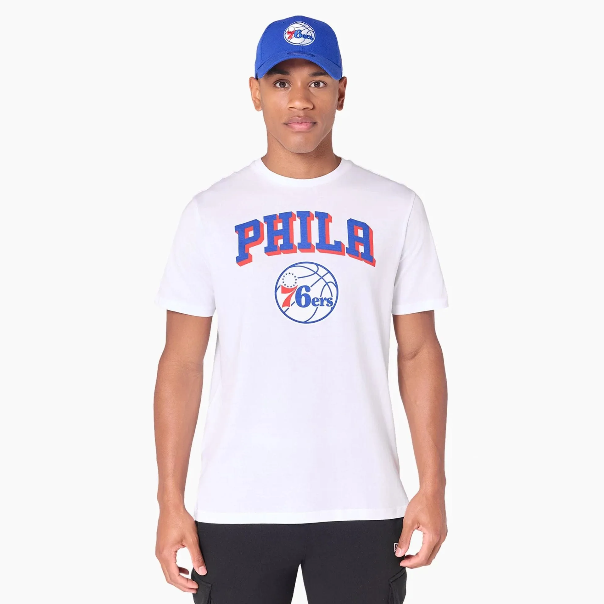 Essential Piece Philadelphia 76ers NBA White T-Shirt