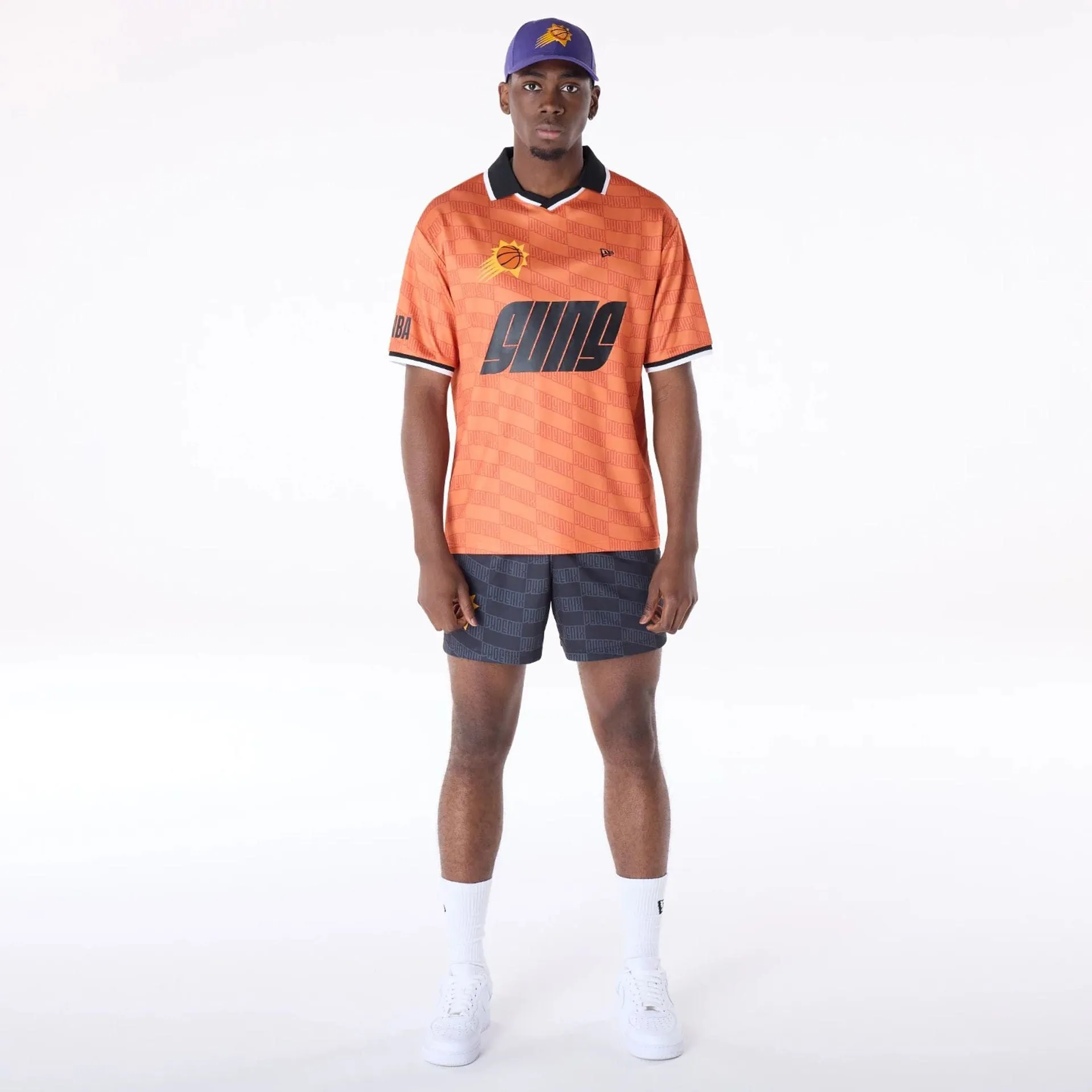 Phoenix Suns NBA Soccer Med Orange Oversized T-Shirt Summer Favorite