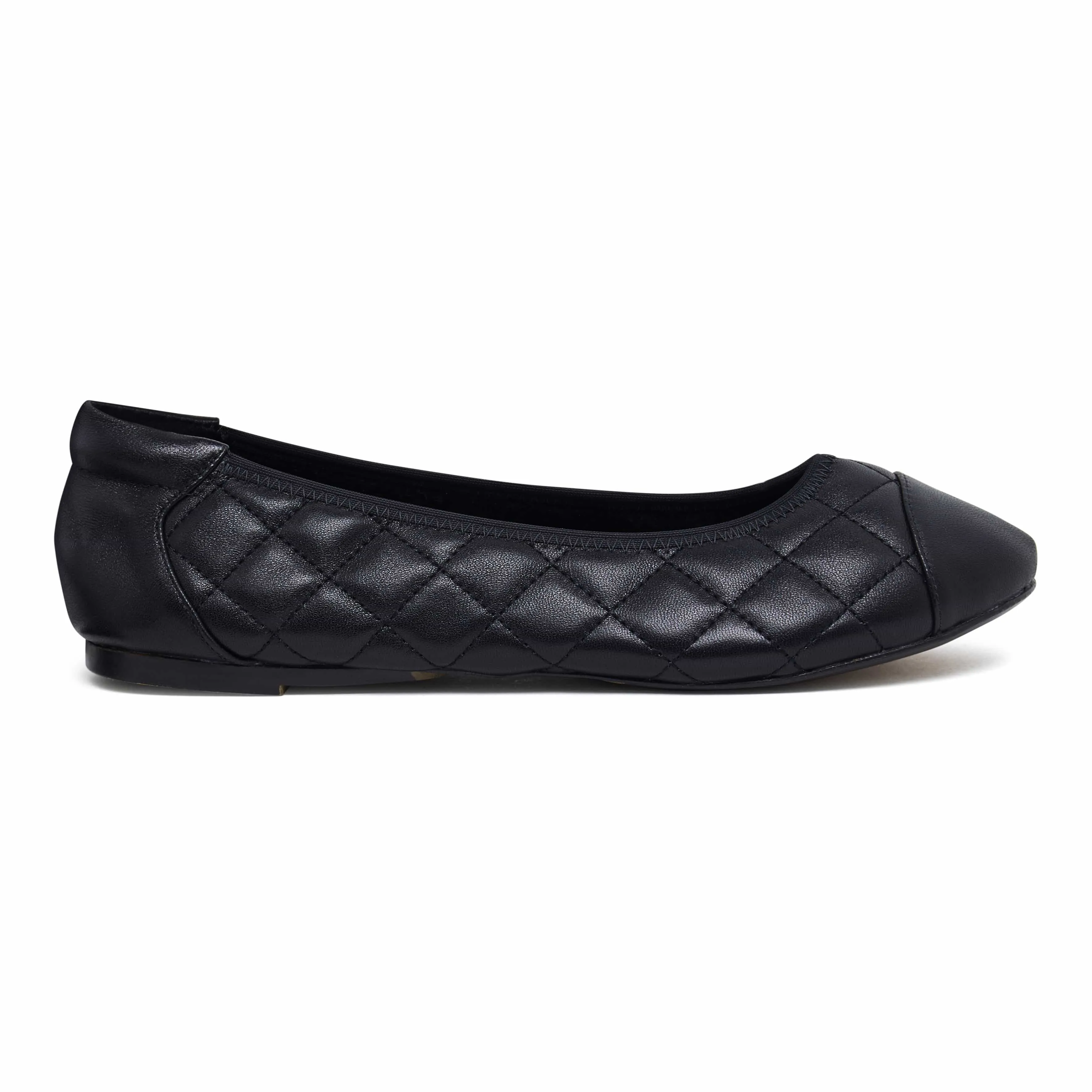 Piccadilly - Quilted Black Ballerinas Slow Living