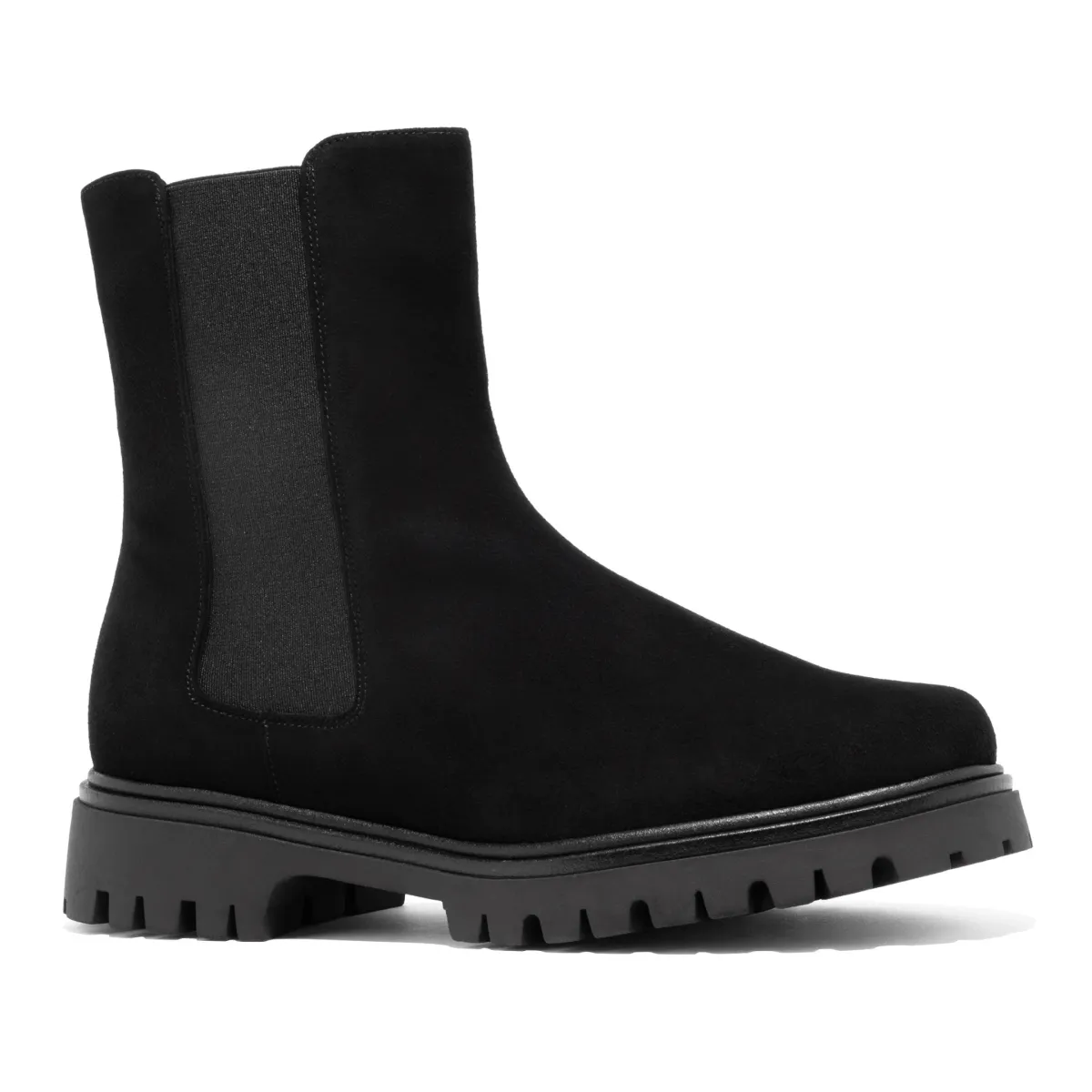 PieSanto Women's 245646 Chelsea Black Suede Urban Runner LightweightUpper