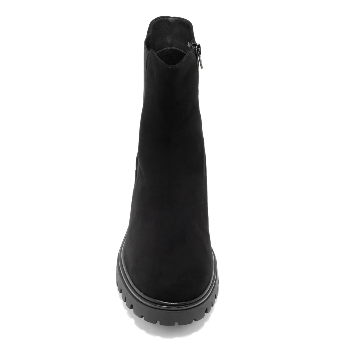 PieSanto Women's 245646 Chelsea Black Suede Anti   Static