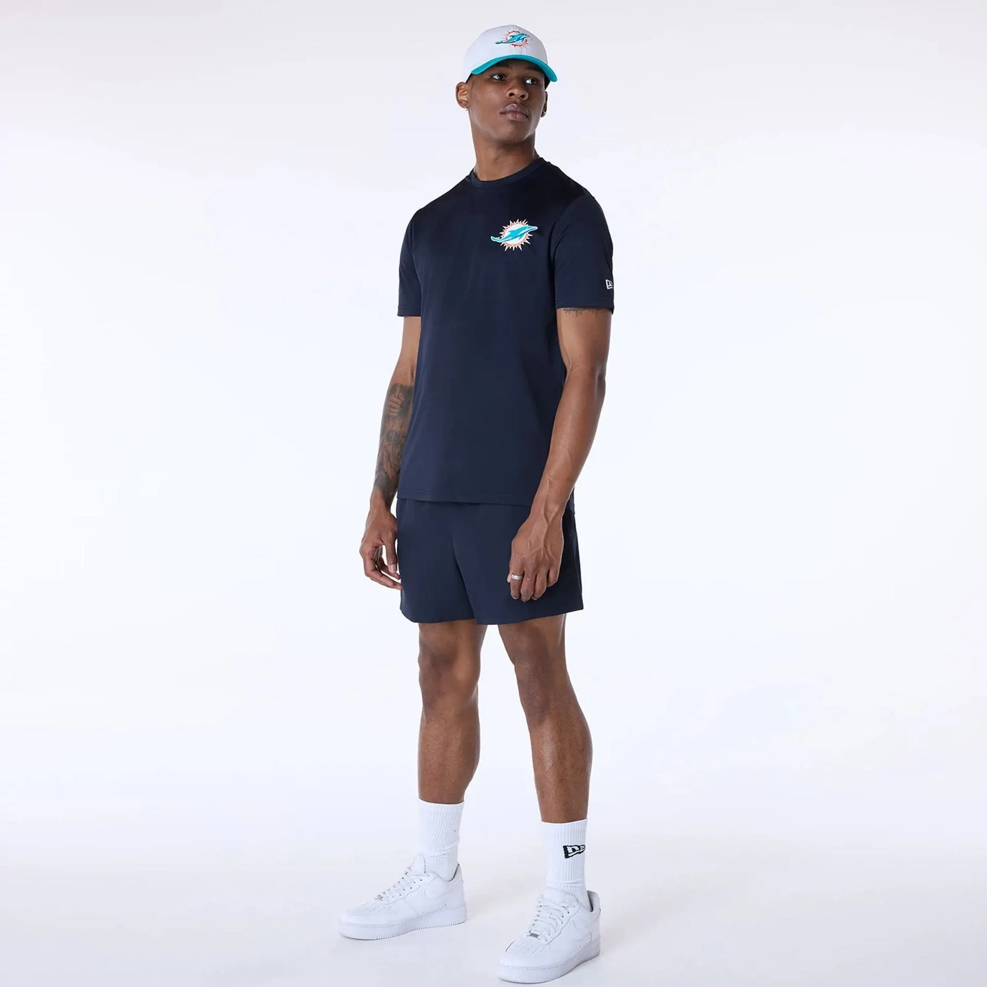 Miami Dolphins NFL Essentials Navy T-Shirt Chic And Comfortable Urban Streetwear