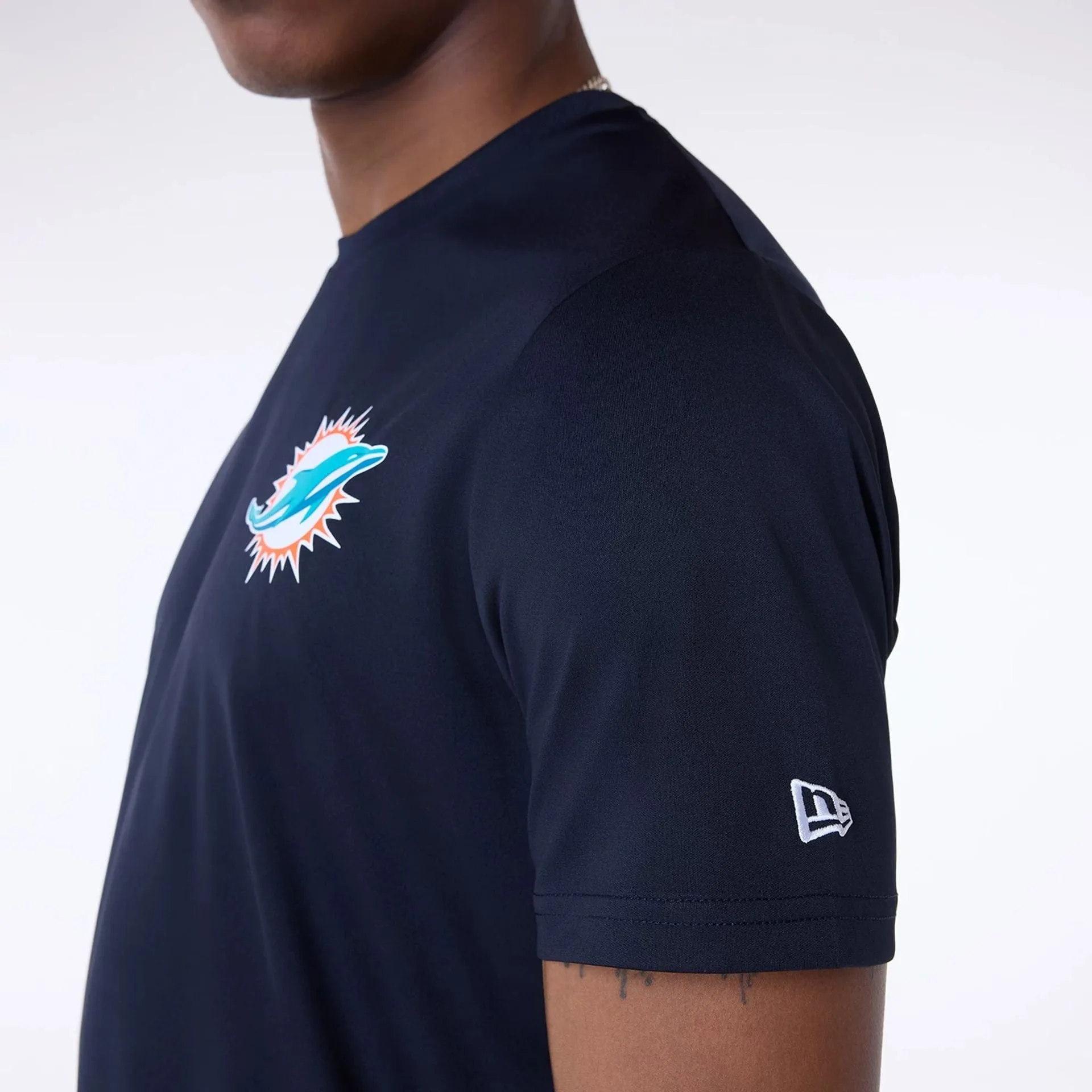 Versatile Wardrobe Piece Miami Dolphins NFL Essentials Navy T-Shirt